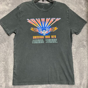 Wrangler Journey Graphic T-Shirt Mens Large Black American Tour 1979 Band Tee